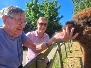 Roy who is 94 said he never thought he would be doing this today.