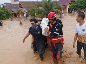 Supporting image for story: Flood and landslide hit Indonesia’s Sulawesi island, killing 14