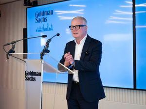 West Midlands Mayor Richard Parker speaking at an event at Goldman Sachs. PIC: Goldman Sachs