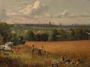 Supporting image for story: Expertise of engineering lecturer drawn upon to re-imagine classic paintings for climate change exhibition