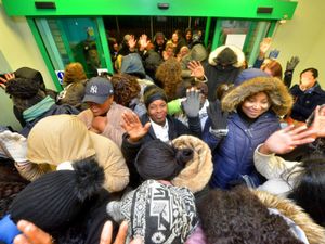 Supporting image for story: Bargain hunters flock to charity store on Black Friday - WATCH