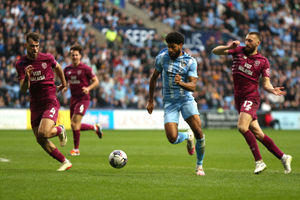 Nat Phillips in action on a loan spell for Cardiff City