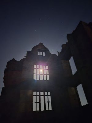 Ash Boulton took this photo of the Wolf Moon from Moreton Corbet near Wem