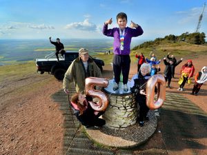 Supporting image for story: WATCH: Roo’s epic Wrekin challenge in honour of Captain Tom