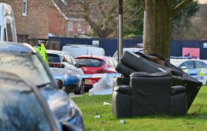 One man was taken to hospital with injuries believed to be 'life-threatening'