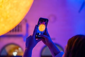 Sun-related research from the University of Birmingham is being featured in a wraparound exhibition called Seeing the Sun.