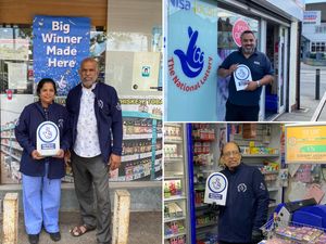Mathiyalagan Mailvaganam, at Pape Supermarket, Birmingham, left, Daljit Singh Khera, at Nisa, Wednesbury, top right, and Onkar Singh, Normacs, Wolverhampton, bottom right.