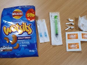 Supporting image for story: Eagle-eyed hospital nurse seizes crisp packet with illegal 'hidden surprise' 