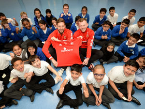 Supporting image for story: Walsall FC players visit school