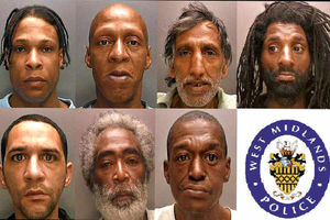 Top row l-r: Stephen Brown, David James, Mohammed Arif and Simon Samuels. Bottom row l-r: Stuart Kyprianou, Beresford Smith and Dane Stephens.