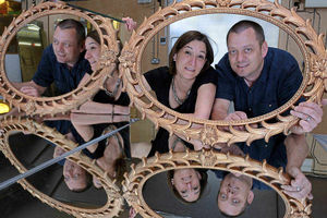 Supporting image for story: Alice Through the Looking Glass: Shropshire mirror couple's creation to hit the big screen