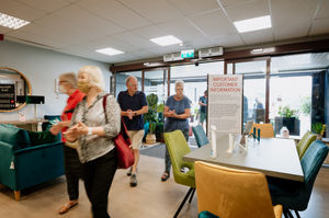 People attended the reopening of Alan Ward store in Shrewsbury after it was taken over by Cousins