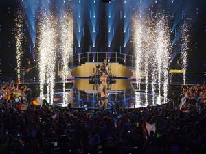 Supporting image for story: Ireland’s Wild Youth light up Eurovision stage in gold as they bid for final