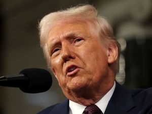 President Donald Trump addresses a joint session of Congress