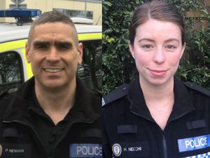 Supporting image for story: Pcs' bravery commended after gunman tried to drown officer in drain tunnel fight