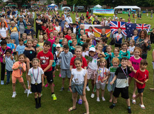 Supporting image for story: Community games bring trampolining champion to town 