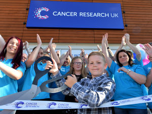 Supporting image for story: Shop to save lives, urges Lucas, as Cancer Research UK superstore re-opens