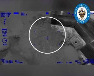 Cahill was eventually caught on foot with the help of the police helicopter