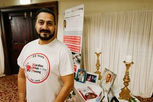 Cardiac Risk in The Young event at The Grand Palace Wolverhampton. Kulbir Nagra's brother Pardeep Nagra died of sudden cardiac death and his family are helping hundreds of people across the West Midlands get screened.