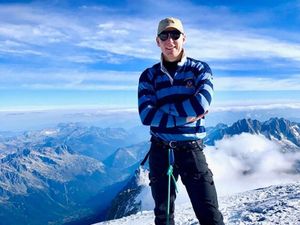 Supporting image for story: Former Shrewsbury rugby captain tackles Mont Blanc for charity