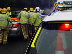 Supporting image for story: Severe rush-hour delays on M6 after three vehicle smash