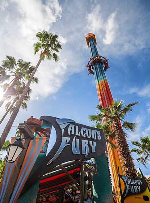 Falcon's Fury, the first drop tower of its kind in the world