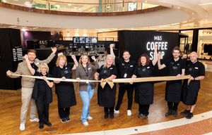 The opening of the new M&S Coffee Shop