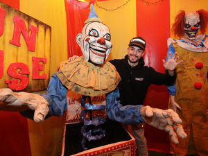 Supporting image for story: Halloween-obsessed Oldbury family give their home a spooky transformation