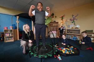 Love Your School: Greenfields Primary School in Walsall.    Special SEND provision and Teacher: Leslie Howship with: Sophie 5, David 9, Michael 5 and Jaxon 5.