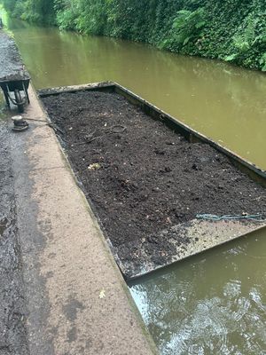 Canal volunteers in Market Drayton have removed thick and wet mud from the tow path at Tyrley Lock. Picture: Market Drayton Town Coucil