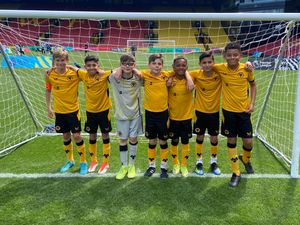 Supporting image for story: Codsall Middle School starlets pull on Wolves shirt at Watford