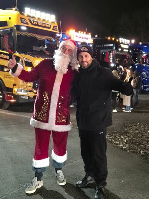 Organiser Andrew Day with High Sheriff Award winner Shaz Saleem 