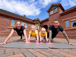Supporting image for story: Staffordshire family keeps viewers fit with themed videos