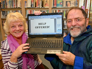 Supporting image for story: Residents benefitting from online training sessions at Market Drayton Library