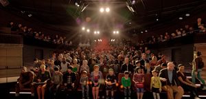 An artist's impression of the theatre