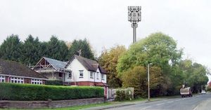 Artist's impression of the mast