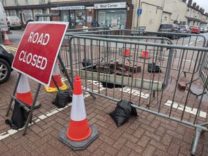 The road closure has been in place for around a week