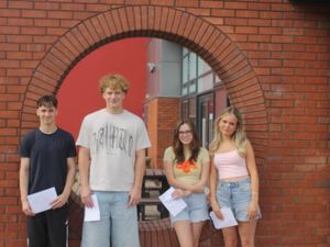 Supporting image for story: Stourport High students celebrate their A-level and BTEC results