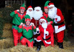 Members of the Bridgnorth Lions gets set for their Christmas fundraising events.
