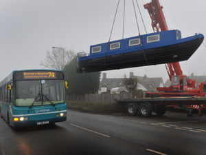 Supporting image for story: Sinking feeling lifted as narrowboat moved