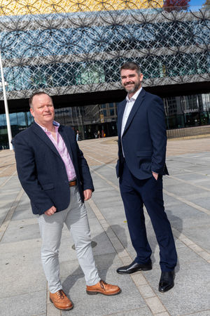 l-r Brian Hession and Ben Rothery