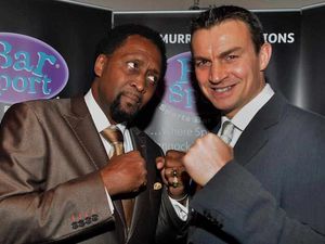 Supporting image for story: Richie Woodhall meets 'Hitman' Tommy Hearns
