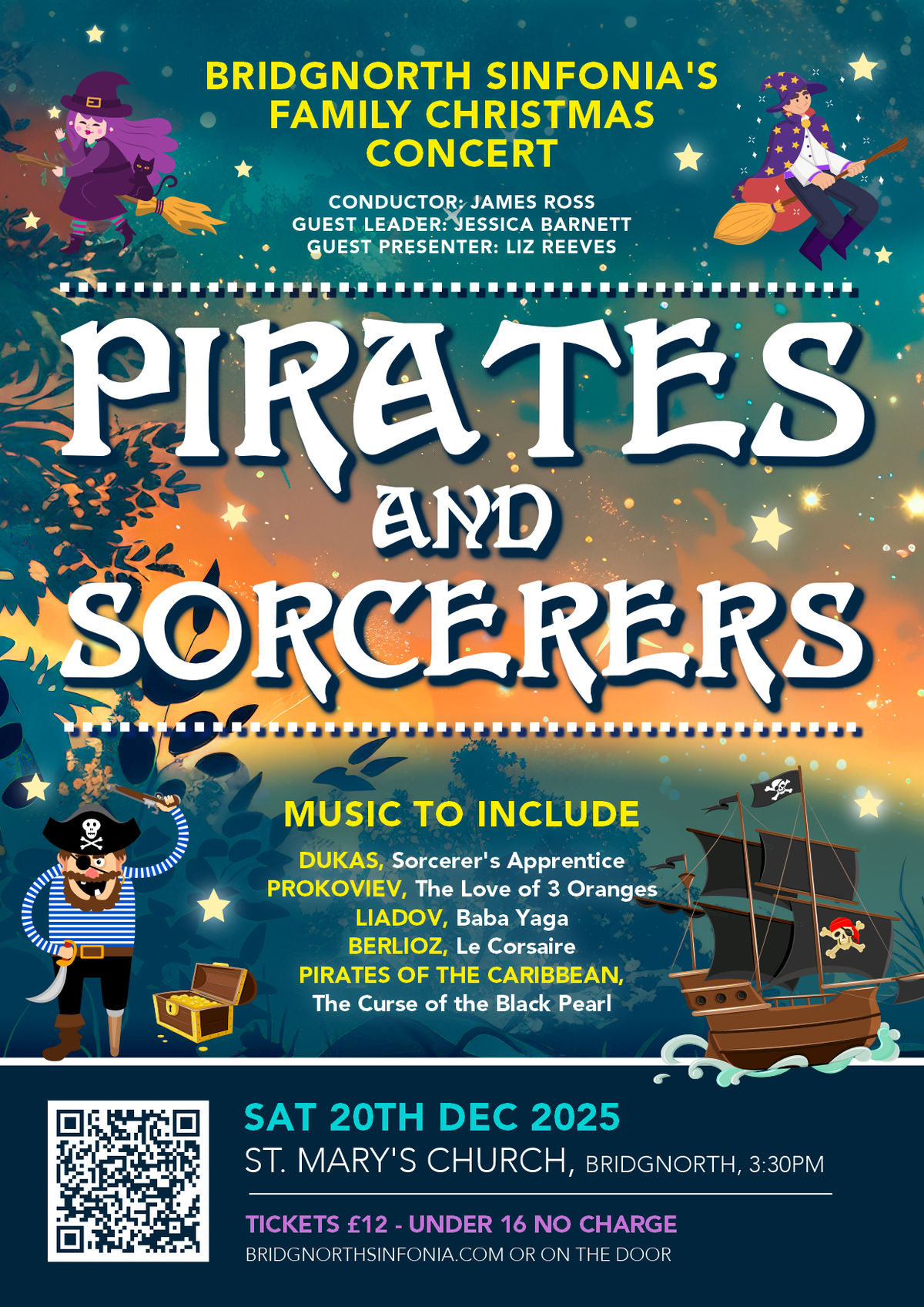 Pirates & Sorcerers: Family Christmas concert in Bridgnorth
