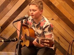 Supporting image for story: Young musician Joseph hits right note for stardom