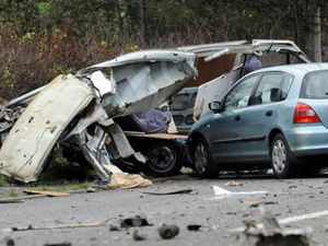 Supporting image for story: Driver is fighting for life after crash