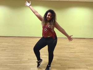 Supporting image for story: Naomi just loves to give adults the chance to dance