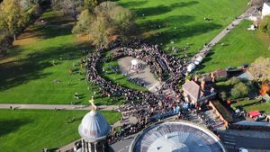 Remembrance Sunday in Shrewsbury. Picture: Drones-z.