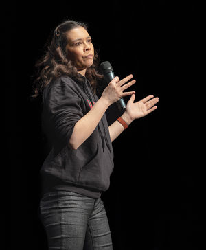 Ria Lina at The Edge Arts Centre, Much Wenlock. Photo: Andy Brooks