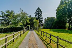 The property is situated at the end of a driveway approximately kilometre long. Picture: Strutt & Parker/Rightmove