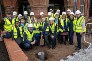 Local school children joined MP Helen Morgan and partners to bury the capsule